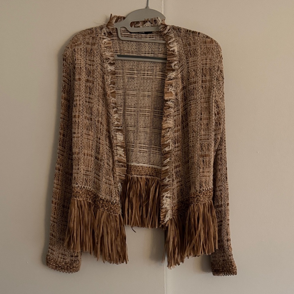 NIC+ZOE fringe jacket